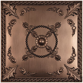 Alexander Ceiling Tile - Faux Bronze