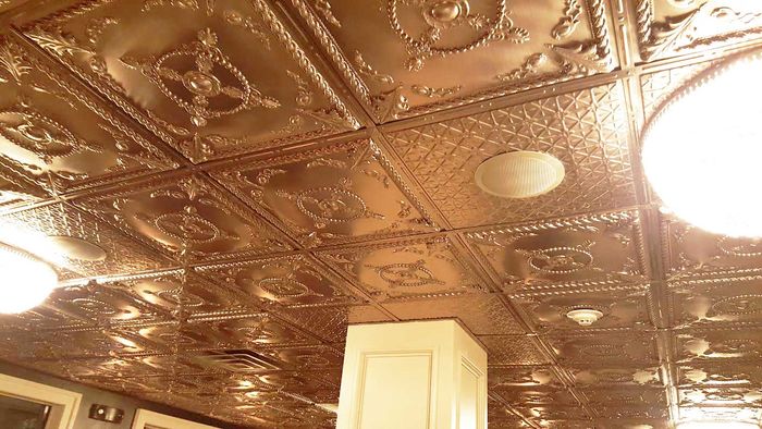 Alexander 2x2 Copper Ceiling Tile