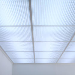 Polyline Translucent Ceiling Tile in Grid
