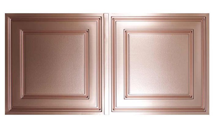 Stratford 2x4 Copper Ceiling Tile