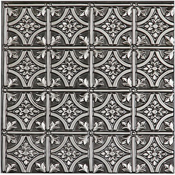 Verona Ceiling Tile Antique Silver - Box of 10