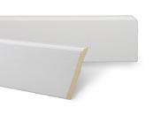 Plastic baseboard molding